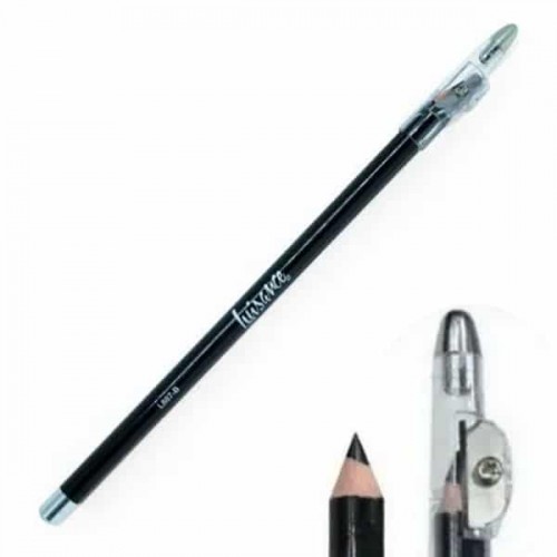 Lápis Delineador Preto com Apontador - 18cm